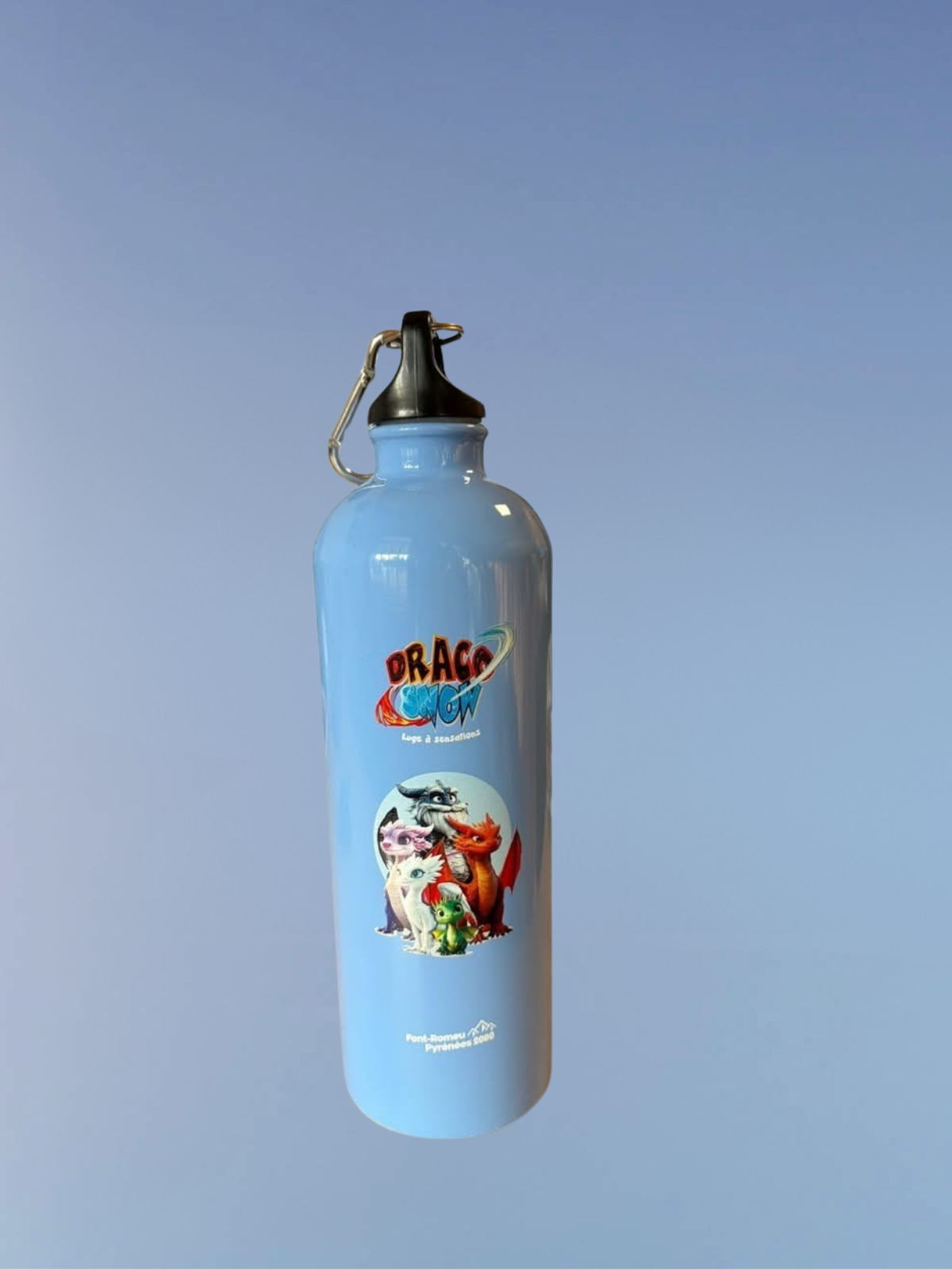 Gourde en métal - Famille Drac’Snow